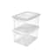 14.5" x 10" x 7.5" Clear Front Opening Storage Case with Lid by Simply Tidy®